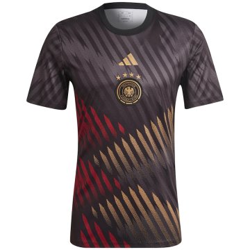 2022 Germany Black Football Training Shirt Men's #Pre-Match