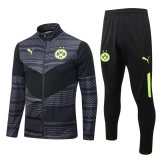 2022-2023 Borussia Dortmund Grey Football Training Set (Jacket + Pants) Men's