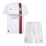 2023-2024 AC Milan Away Football Set (Shirt + Short) Men's