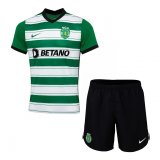 2022-2023 Sporting Portugal Home Football Shirt (Shirt + Short) Children's