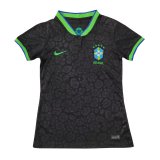 2022 Brazil Black - Green Football Shirt Women's #Special Edition