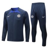 2022-2023 Chelsea Navy Football Training Set (Jacket + Pants) Men's