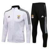 2021-2022 Benfica White Football Traning Suit (Jacket + Pants) Men's