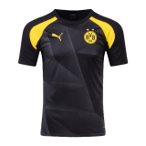 2023-2024 Borussia Dortmund Black Pre-Match Football Shirt Men's
