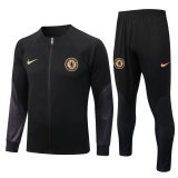 2022-2023 Chelsea Black Football Training Set (Jacket + Pants) Men's