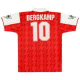 1994 Arsenal Home Football Shirt Men's #Retro Bergkamp #10