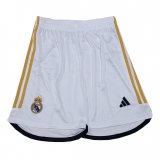 2023-2024 Real Madrid Home Football Shorts Men's