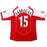 2004/2005 Arsenal Home Football Shirt Men's #Retro FABREGAS #15