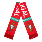 Portugal Red Football Scarf