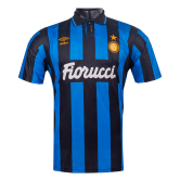 1992/93 Inter Milan Retro Home Football Shirt Men's