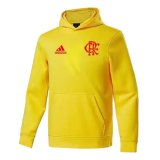 2022-2023 Flamengo Pullover Hoodie Yellow Football Sweatshirt Men's