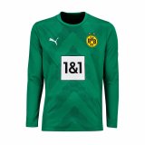 2022-2023 Borussia Dortmund Goalkeeper Green Football Shirt Men's