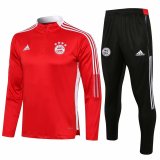 2021-2022 Bayern Munich Red Football Training Set Men's