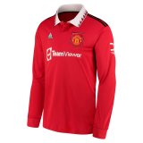 2022-2023 Manchester United Home Football Shirt Men's #Long Sleeve