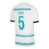 2022-2023 Chelsea Away UCL Football Shirt Men's #ENZO #5 Player Version