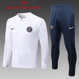 2022-2023 PSG White Football Training Set (Jacket + Short) Children's