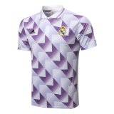 2022-2023 Real Madrid Violet Football Polo Shirt Men's