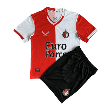 2023-2024 Feyenoord Home Football Set (Shirt + Short) Children's