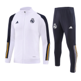 2023-2024 Real Madrid White Football Training Set (Jacket + Pants) Children's