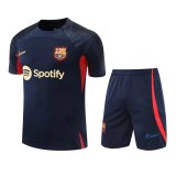 2022-2023 Barcelona Royal Short Football Training Set (Shirt + Short) Men's