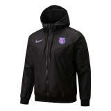 2022-2023 Barcelona Black All Weather Windrunner Football Jacket Men's