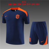 2023-2024 Netherlands Royal Football Training Set (Shirt + Short) Children's