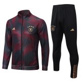 2022 Germany Red - Grey Football Training Set (Jacket + Pants) Men's