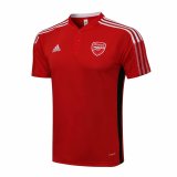 2021-2022 Arsenal Red Football Polo Shirt Men's