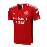 2021-2022 Arsenal Red Short Football Training Shirt Men's