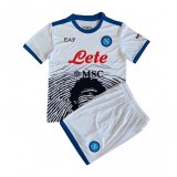 2021-2022 Napoli White Limited Edition Children's Football Shirt (Shirt + Short)