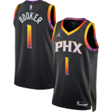 Male Phoenix Suns Statement Edition Jersey 2022-2023 Brand Black Devin Booker #1