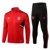 2022-2023 Bayern Munich Red Football Training Set (Jacket + Pants) Men's