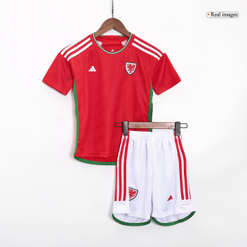 2023-2024 Wales Home Football Set (Shirt + Short) Children's