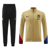 2023-2024 Barcelona Yellow Football Training Set (Jacket + Pants) Men's