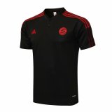 2021-2022 Bayern Munich Black Football Polo Shirt Men's