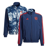 2023-2024 Bayern Munchen Navy Football Reversible Anthem Jacket Men's
