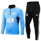 2022-2023 Feyenoord Light Blue Football Training Set Men's