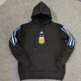 2022 Argentina Black Pullover Football Sweatshirt Men's #Hoodie