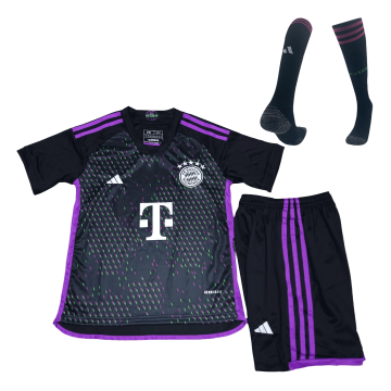 2023-2024 Bayern Munich Away Football Whole Set(Shirt + Shorts + Socks) Children's