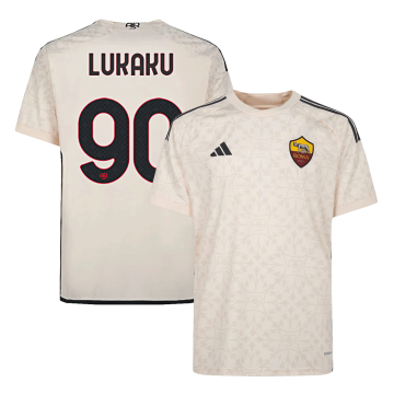 2023-2024 Roma Away Football Shirt Men's #LUKAKU #90