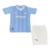 2023-2024 Manchester City Home Football Set (Shirt + Short) Children's