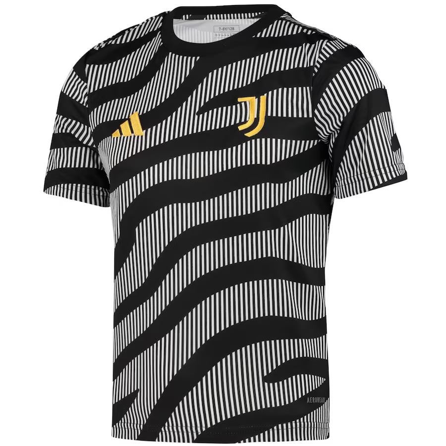 2023-2024 Juventus Grey Football Training Shirt Men's