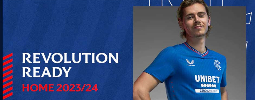 2023-2024 Rangers FC Football Shirt